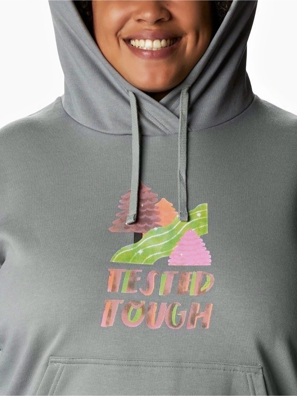 Columbia Trek Graphic Hoodie Gray
